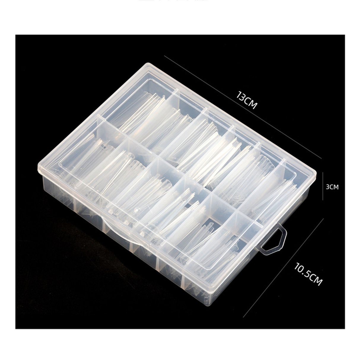 240pcs Clear False Nail Tips For Nail Beauty Nail Tips Fake