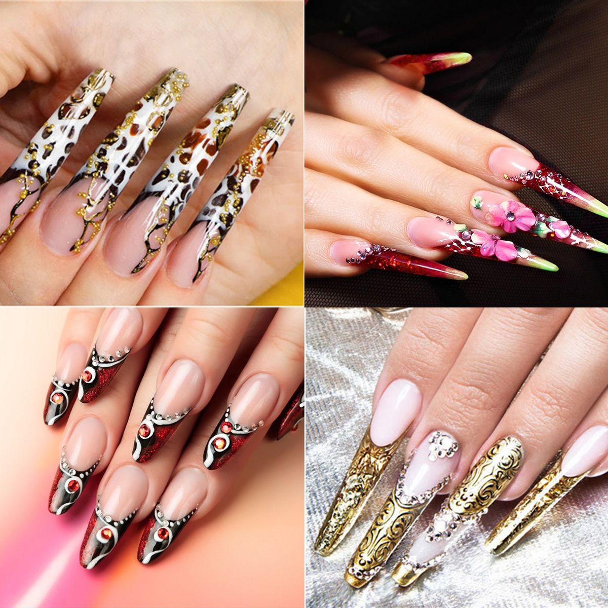 240pcs Clear False Nail Tips For Nail Beauty Nail Tips Fake