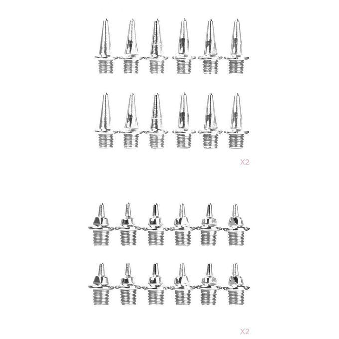 48 Pieces Shoes   Metal Steel Spikes Cricket Sports Athletes