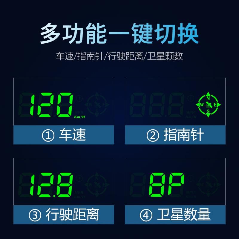 Weiying new car HUD car GPS head-up display outdoor off-road high-definition speed guide head-up G7