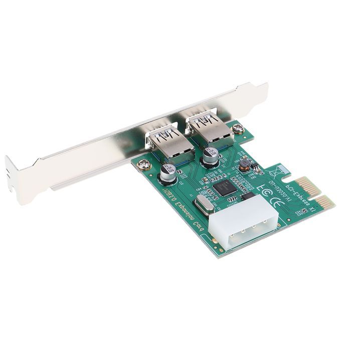 2 Port 1 USB 3.0 High Speed 5Gbs  Card Upgrade Card For PC/Laptop