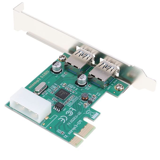 2 Port 1 USB 3.0 High Speed 5Gbs  Card Upgrade Card For PC/Laptop