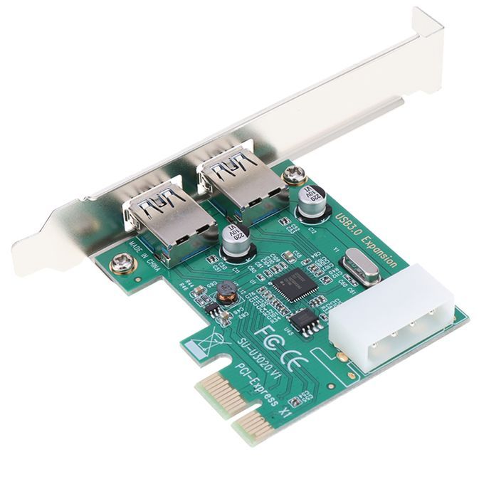 2 Port 1 USB 3.0 High Speed 5Gbs  Card Upgrade Card For PC/Laptop