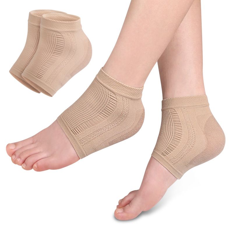1 Pair Heel Socks Moisturing Spa Socks Feet Care Cracked Foot Dry Hard Skin