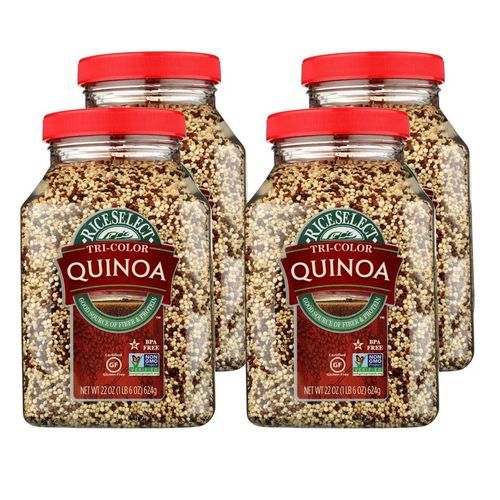 Tri-Color Quinoa,Gluten-Free Vegan,22-Ounce 624g X 4
