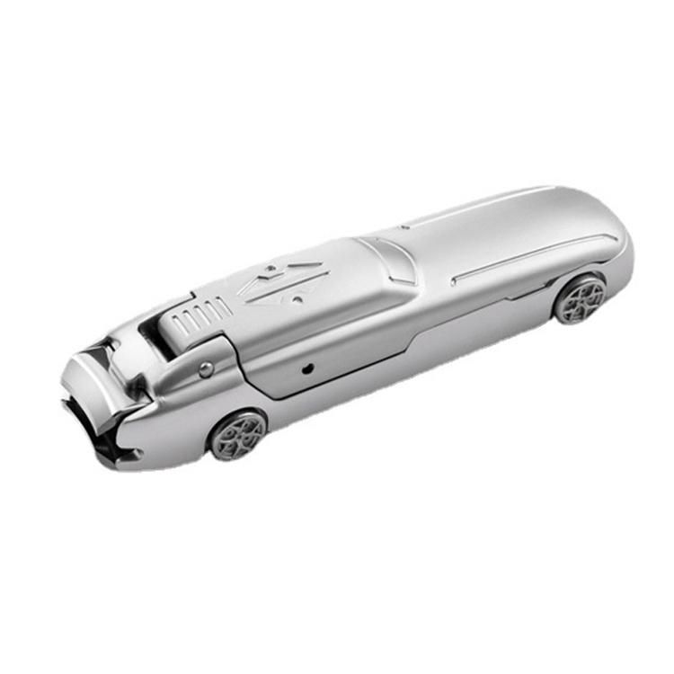Silver Color Car Shape Nail Care Tools Stainless Steel Anti-Splash Large Opening Multifunctional Mobile Phone Holder Nail Care Tools For Decoration Too