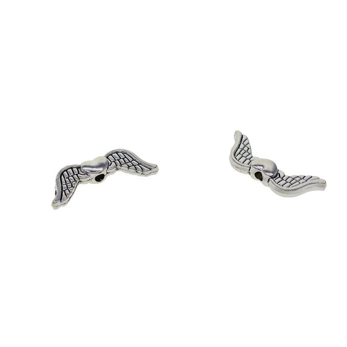 100x Tibetan Silver Wing Spacer Beads For Bracelets Necklace Jewelry