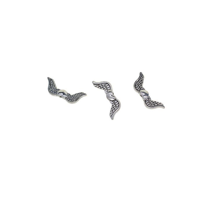 100x Tibetan Silver Wing Spacer Beads For Bracelets Necklace Jewelry