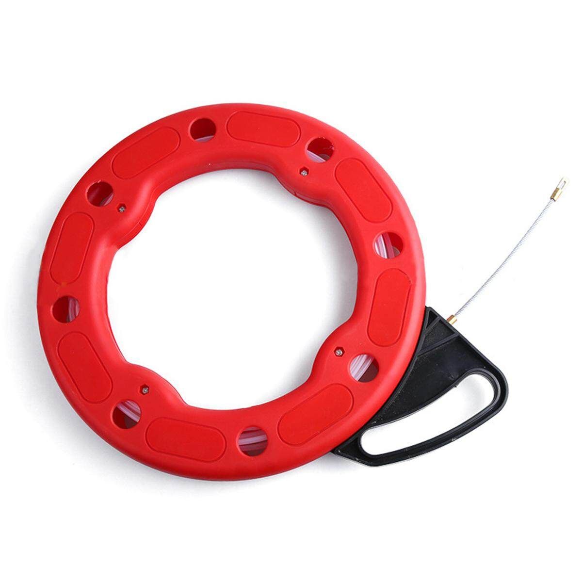 30m/45m Cable Fiberglass Fish Tape Reel Puller Nylon Metal Wall Wire Conduit Ducting [4mm*30M] 4mm*30M