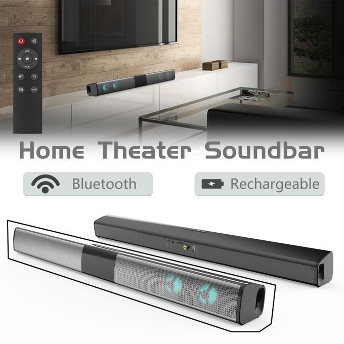 BS-28E TV Sound Bar Bluetooth 5.0 Soundbar Speaker For PC Colorful Box