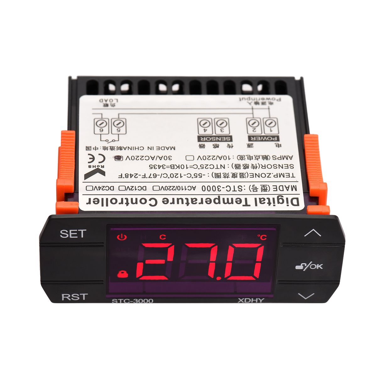 30A Digital Temperature Controller STC-3000 Intelligent