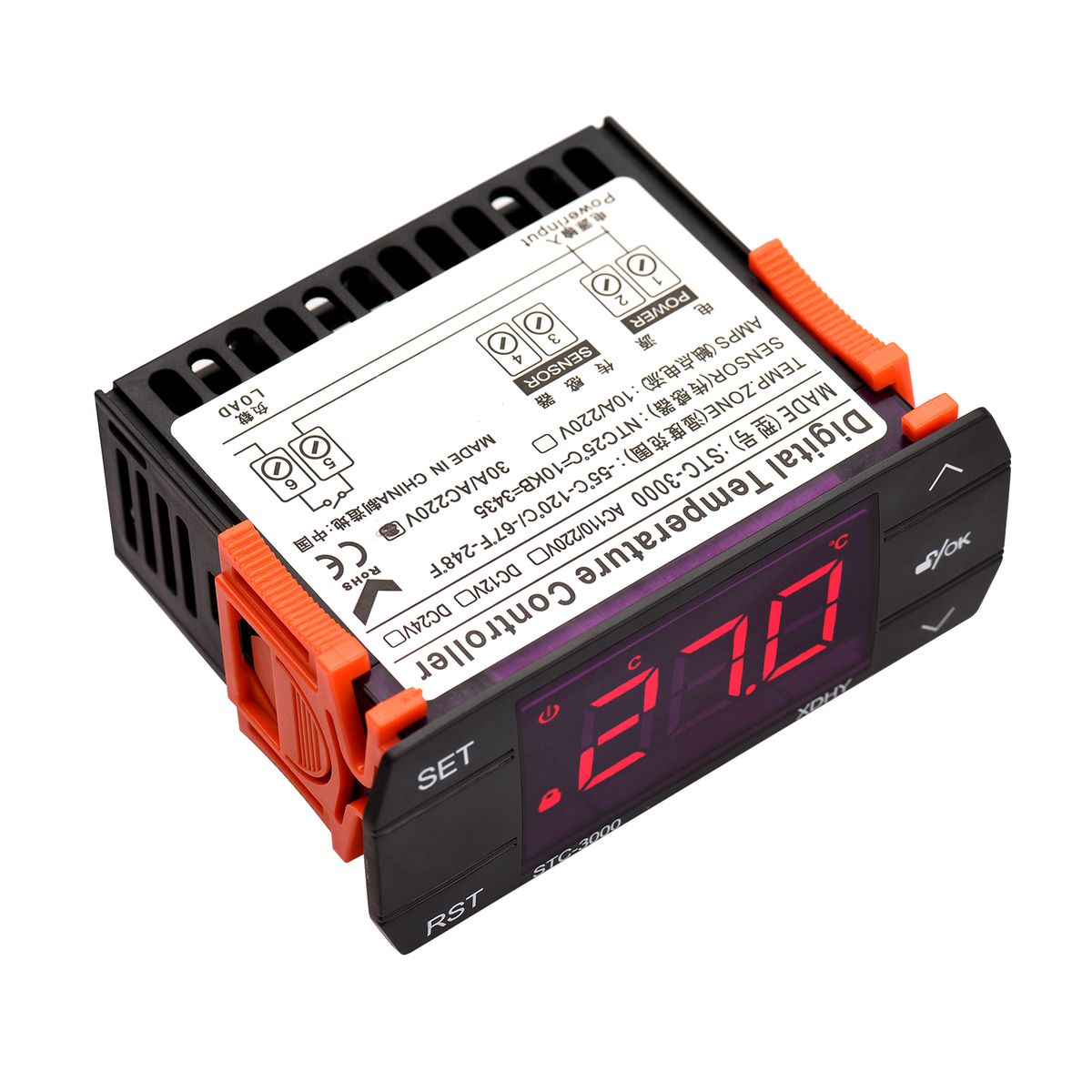 30A Digital Temperature Controller STC-3000 Intelligent