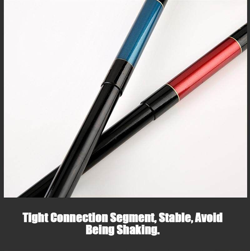0005 2.4m/3.0/3.6m Fiberglass Telescopic Rod Hand Freshwater River Rod Portable Tackle Blue 3.6m
