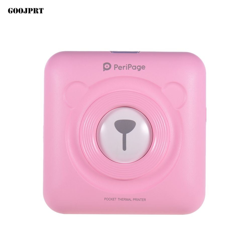 GOOJPRT PeriPage Mini Pocket Wireless BT Thermal Printer Picture Photo Label Memo Receipt Paper Printer With USB Cable Support For Android IOS Smartphone Windows