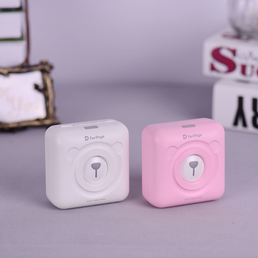 GOOJPRT PeriPage Mini Pocket Wireless BT Thermal Printer Picture Photo Label Memo Receipt Paper Printer With USB Cable Support For Android IOS Smartphone Windows