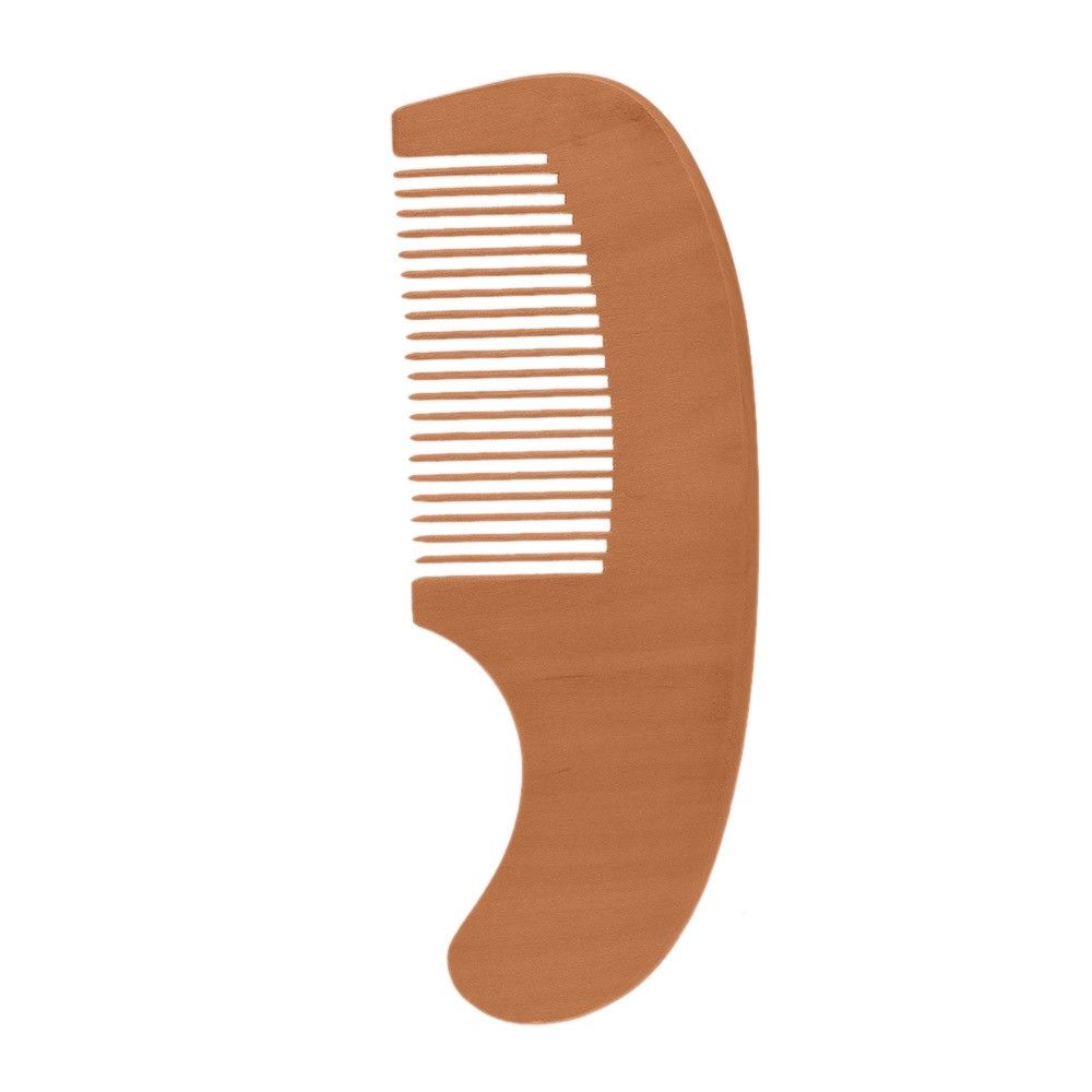 Newborn Baby Hair Comb Wooden Handle Mini Infant Comb For