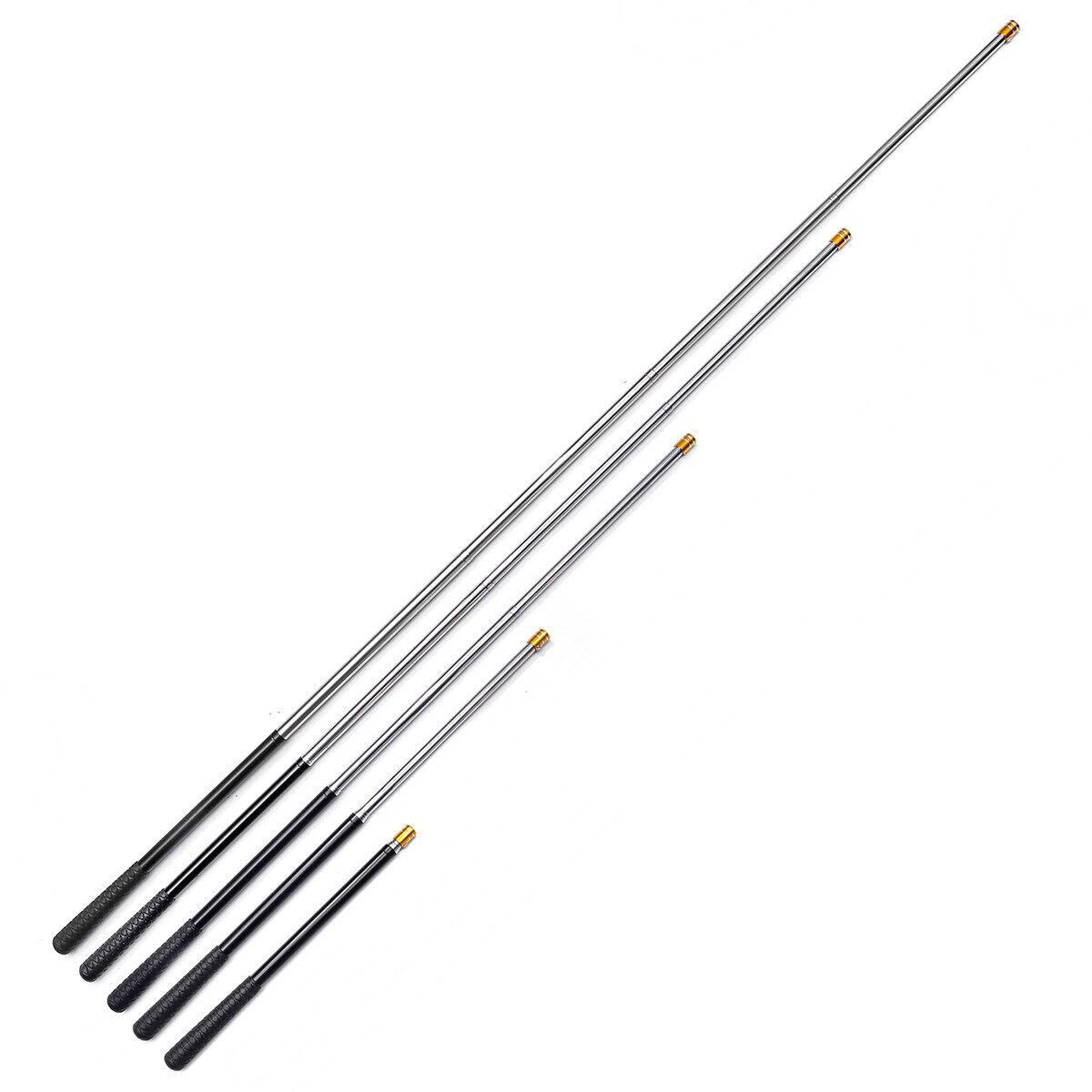 Stainless Steel M8 Prong Harpoon Spear Gig Rod Fish Frog Salmon Barbed Black