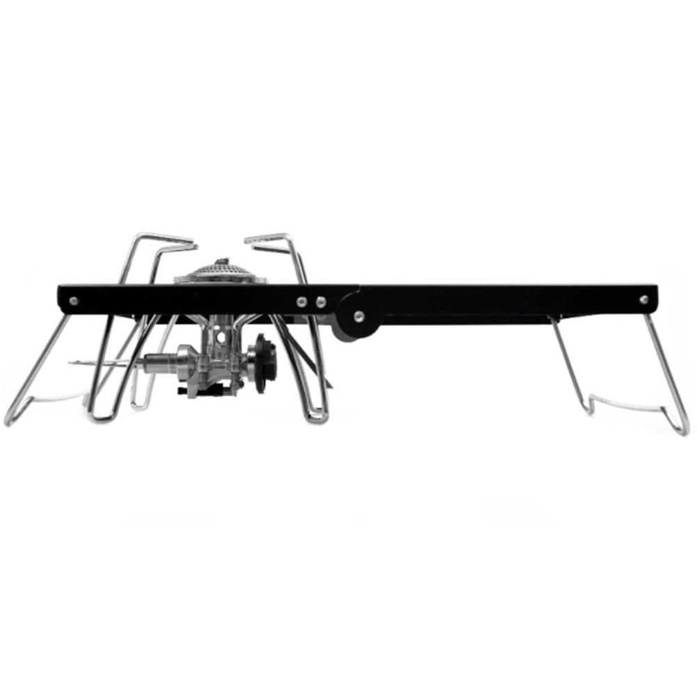 Black Folding Multi-Purpose Heat Insulation Table Aluminum Alloy Soto St-310 Single Burner Table for 4 Types of Burners