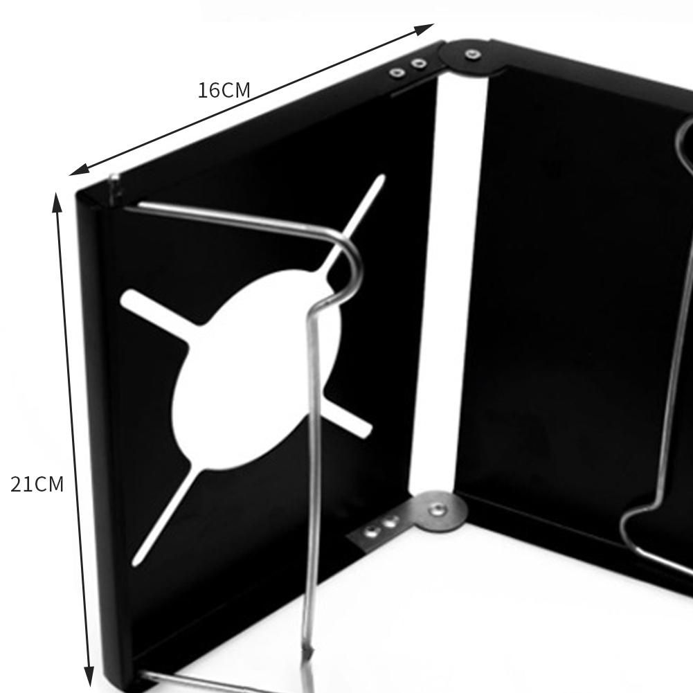 Black Folding Multi-Purpose Heat Insulation Table Aluminum Alloy Soto St-310 Single Burner Table for 4 Types of Burners