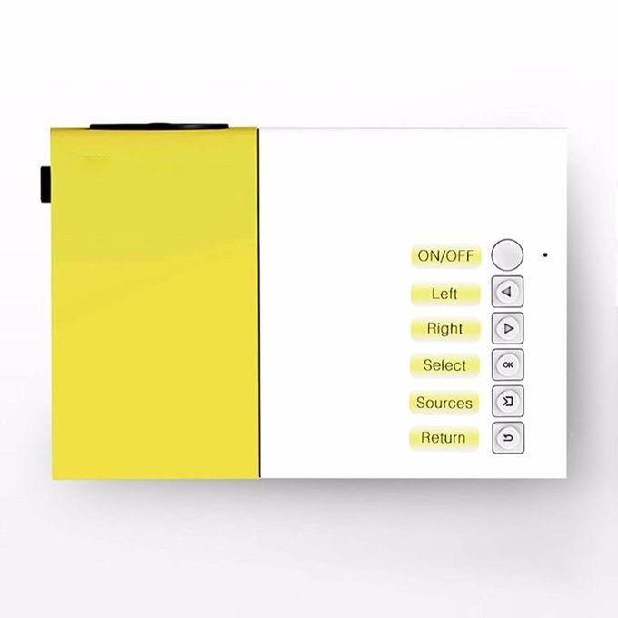 LED LCD Mini Portable LED Projector With USB/SD/AV/HDMI Input