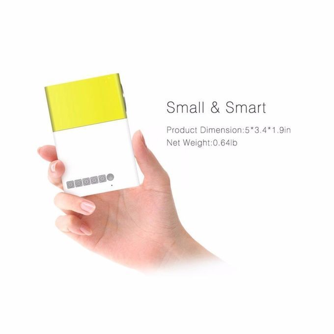 LED LCD Mini Portable LED Projector With USB/SD/AV/HDMI Input