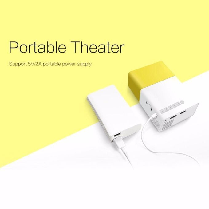 LED LCD Mini Portable LED Projector With USB/SD/AV/HDMI Input