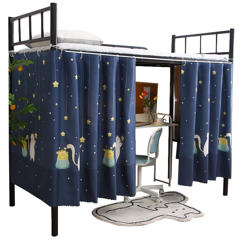 Light-blocking curtains for beds with privacy in multi-bed rooms