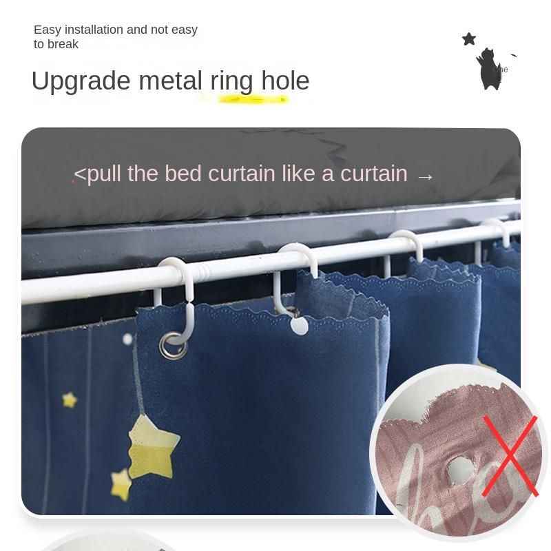 Light-blocking curtains for beds with privacy in multi-bed rooms