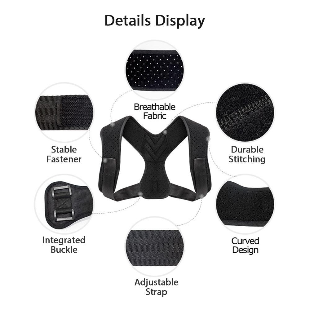 Posture Corrector For Men And Women Adjustable Upper Back