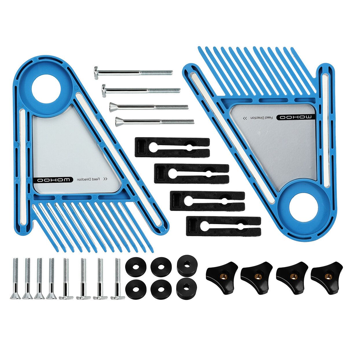 Mohoo Upgraded Double Feather Board Adjustable Woodworking