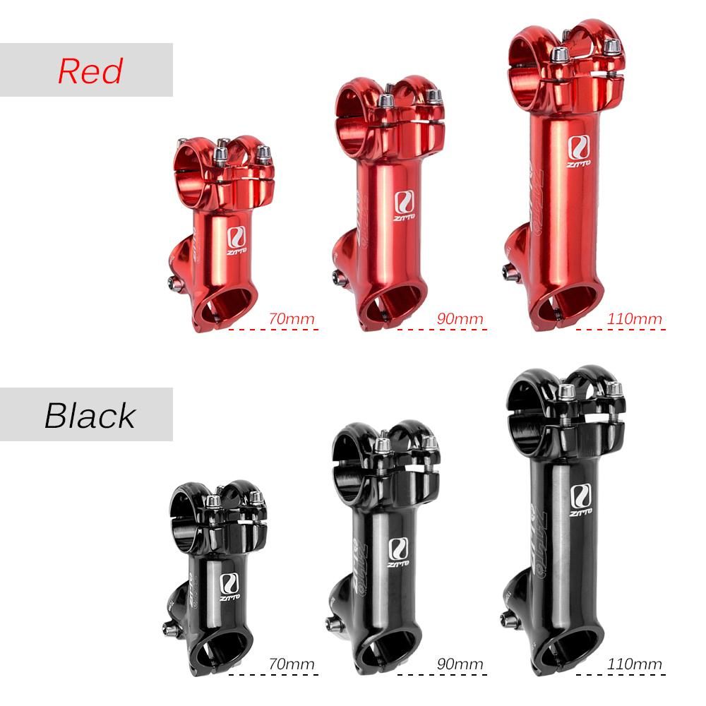 31.8mm Bicycle Stem 70mm/90mm/110mm 35 Degree Lightweight Polished Stem for MTB Mountain Road Bike