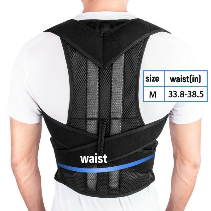 Posture Corrector For Men Women Back Brace Adjustable-M