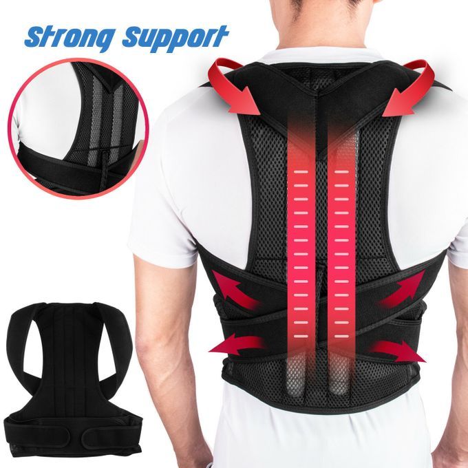 Posture Corrector For Men Women Back Brace Adjustable-M