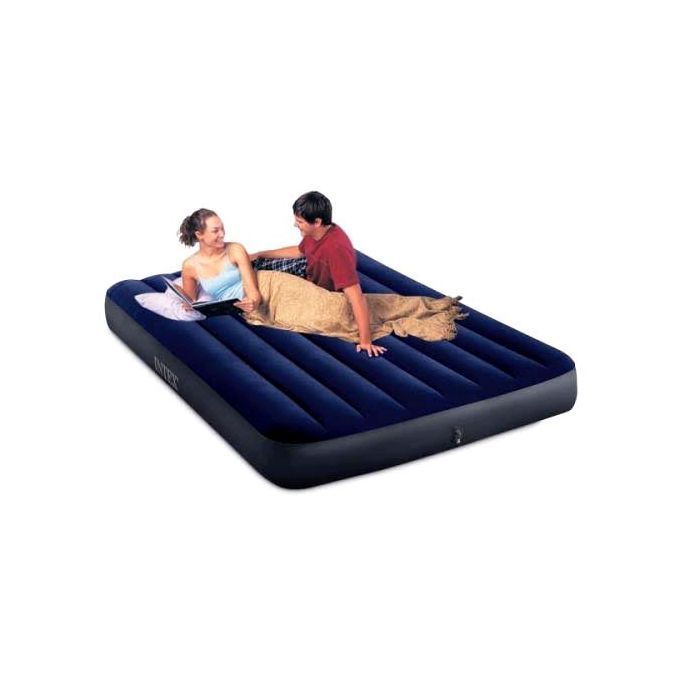 3-Person Inflatable Classic Downy Airbed With 2 Pillows