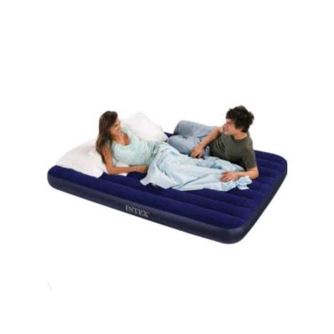 3-Person Inflatable Classic Downy Airbed With 2 Pillows