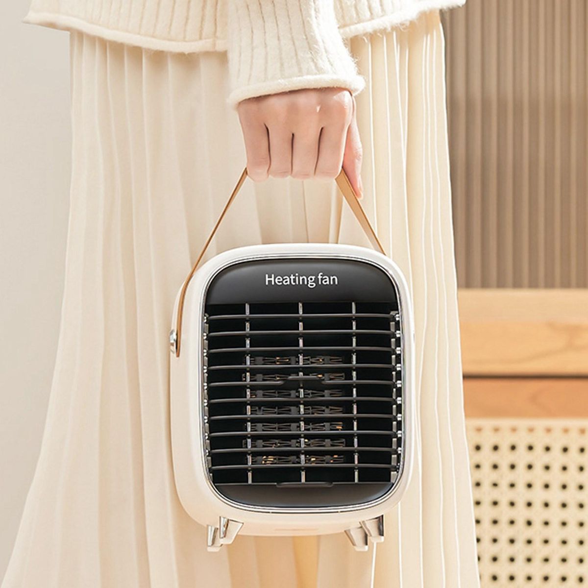 Y36 Mini Heater 600W-900W Intelligent Adjustable White US Pl