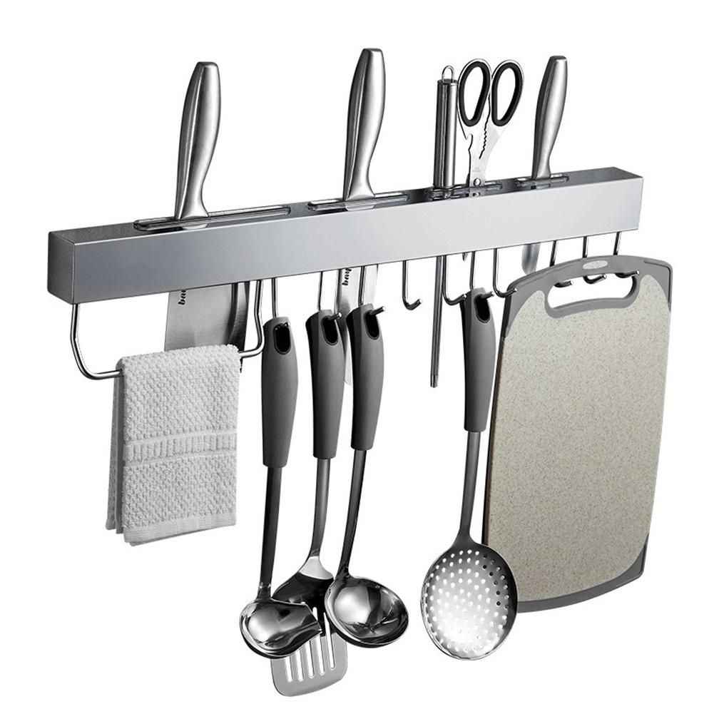 Stainless Steel  Holder Kitchen Utensils Storage Shelf