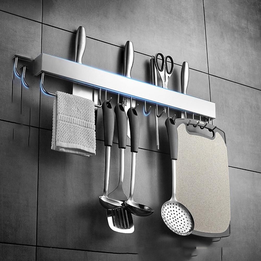 Stainless Steel  Holder Kitchen Utensils Storage Shelf