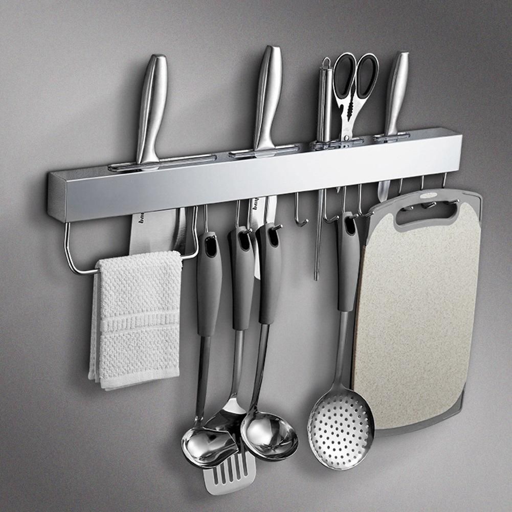 Stainless Steel  Holder Kitchen Utensils Storage Shelf