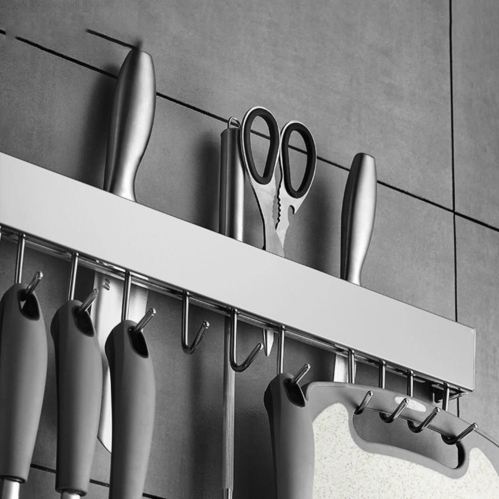 Stainless Steel  Holder Kitchen Utensils Storage Shelf