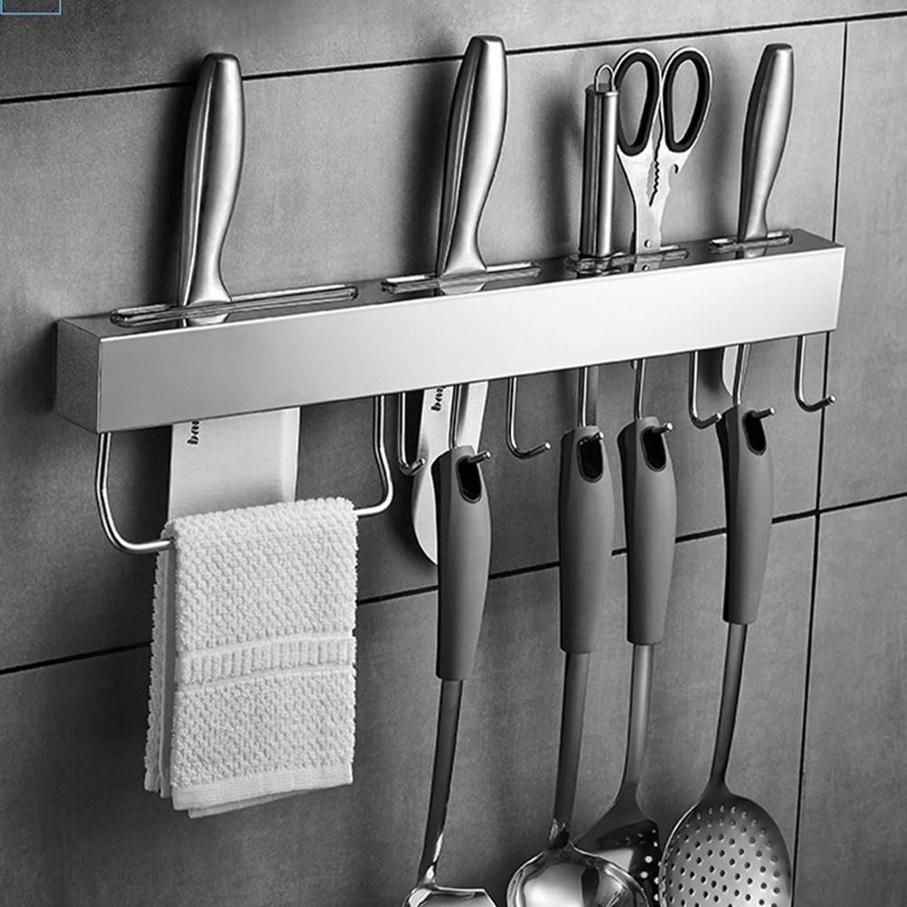 Stainless Steel  Holder Kitchen Utensils Storage Shelf