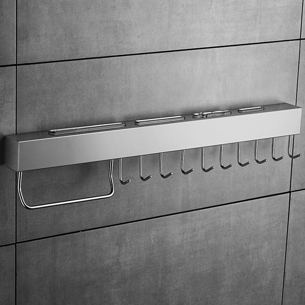 Stainless Steel  Holder Kitchen Utensils Storage Shelf