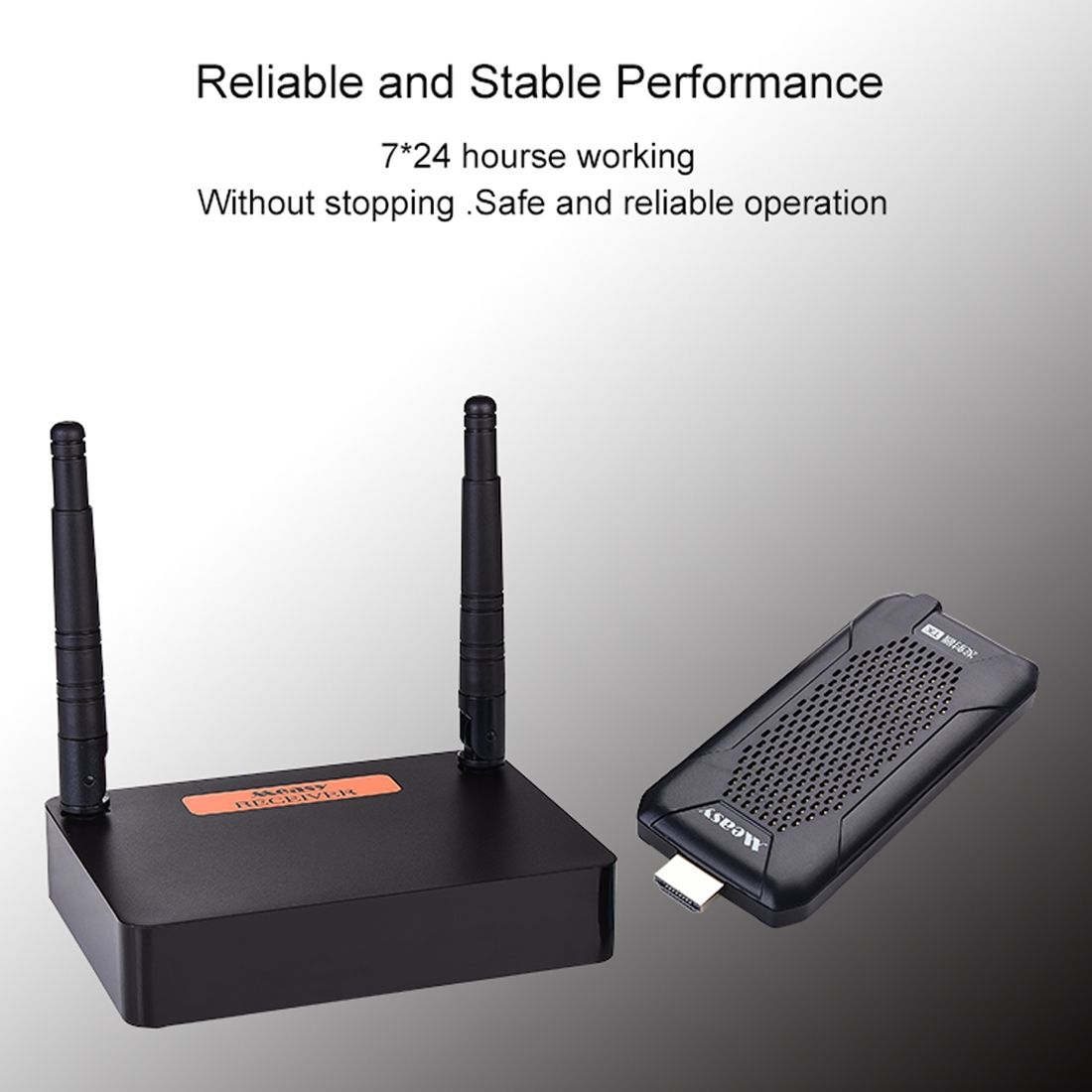 Measy FHD656 Mini 1080P HDMI 1.4 HD Wireless Audio Video Transmitter Receiver Extender Transmission System, Transmission Distance: 100m, US Plug
