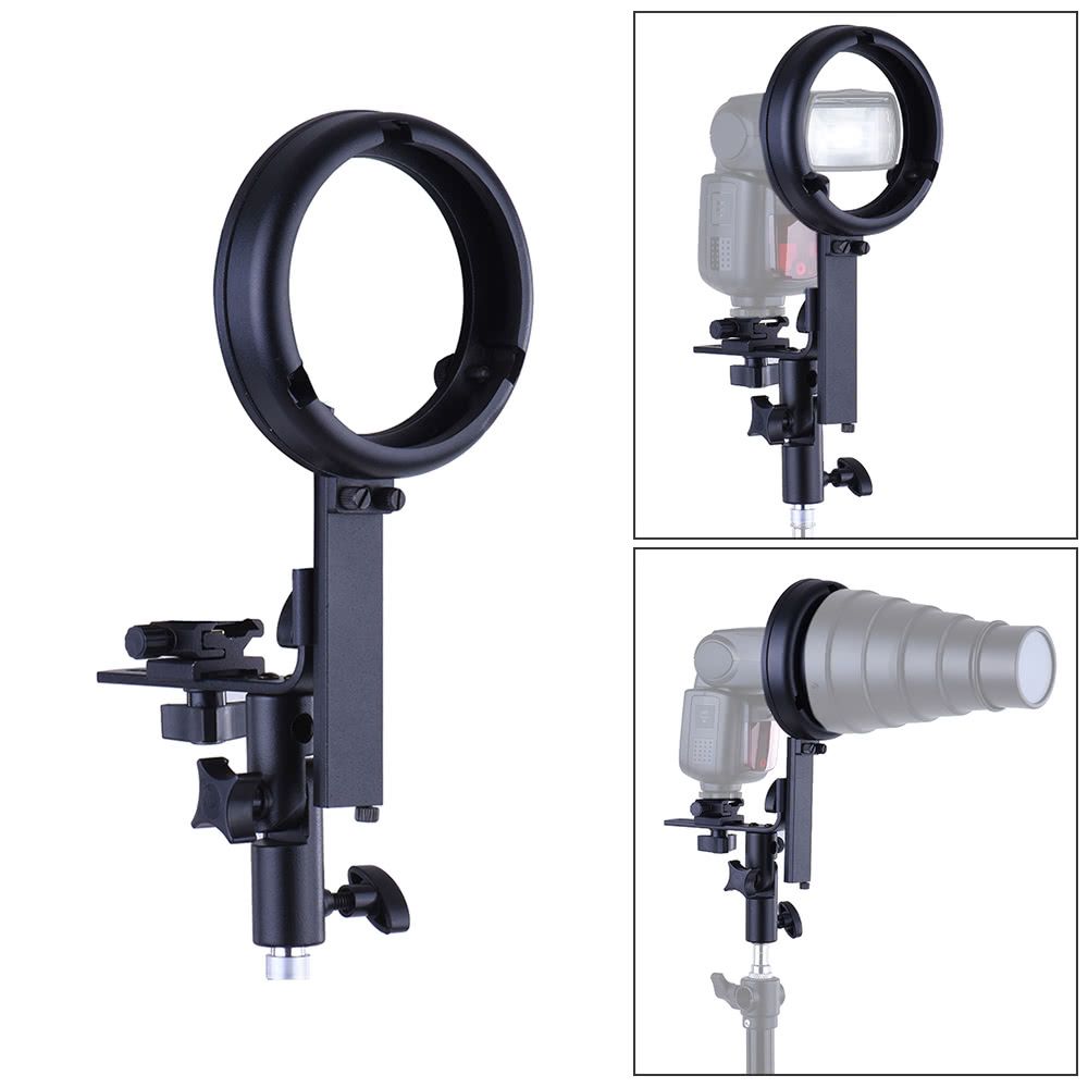 L-Bracket Speedlight Speedlite Flash  Mount With Bowens