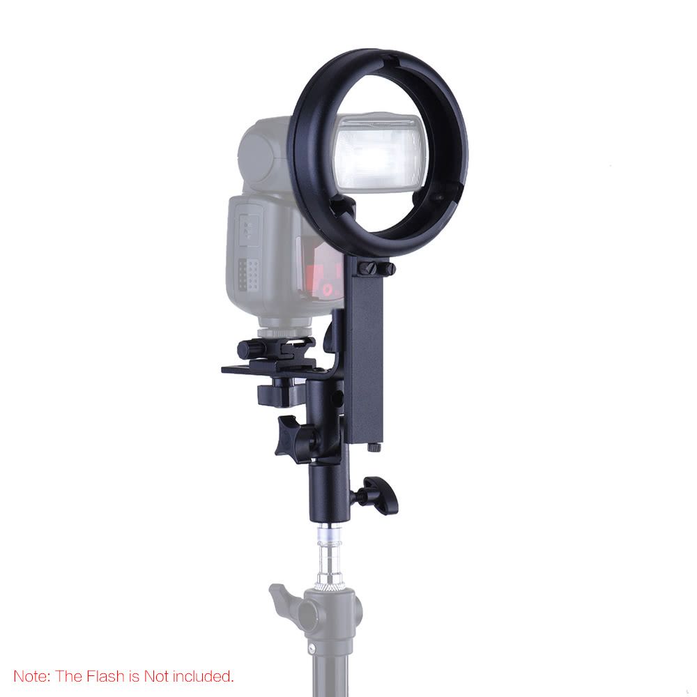 L-Bracket Speedlight Speedlite Flash  Mount With Bowens