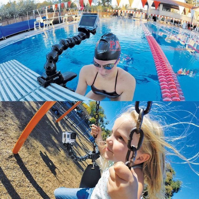 Action Sports Cameras Jaws Flex Clamp Mount For GoPro And Other Action Cameras