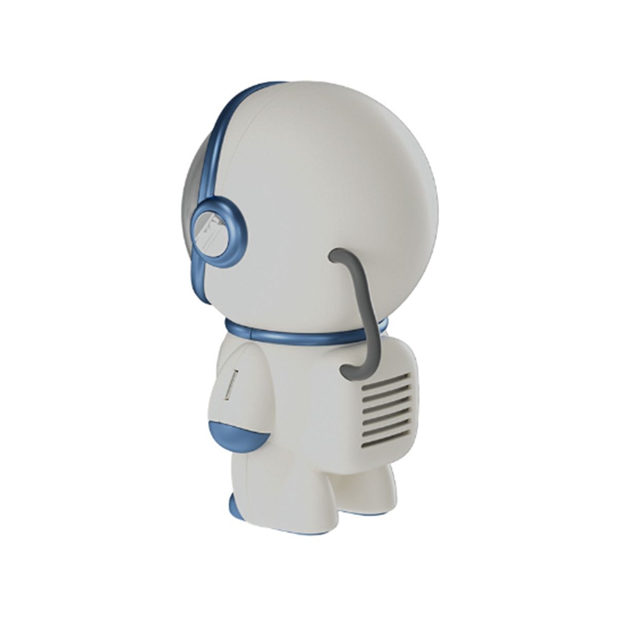 Astronaut Smart Bluetooth Speaker AI Voice HiFi Audio Desktop Multifunctional Audio New Digital Alarm Clock FM Radio,A