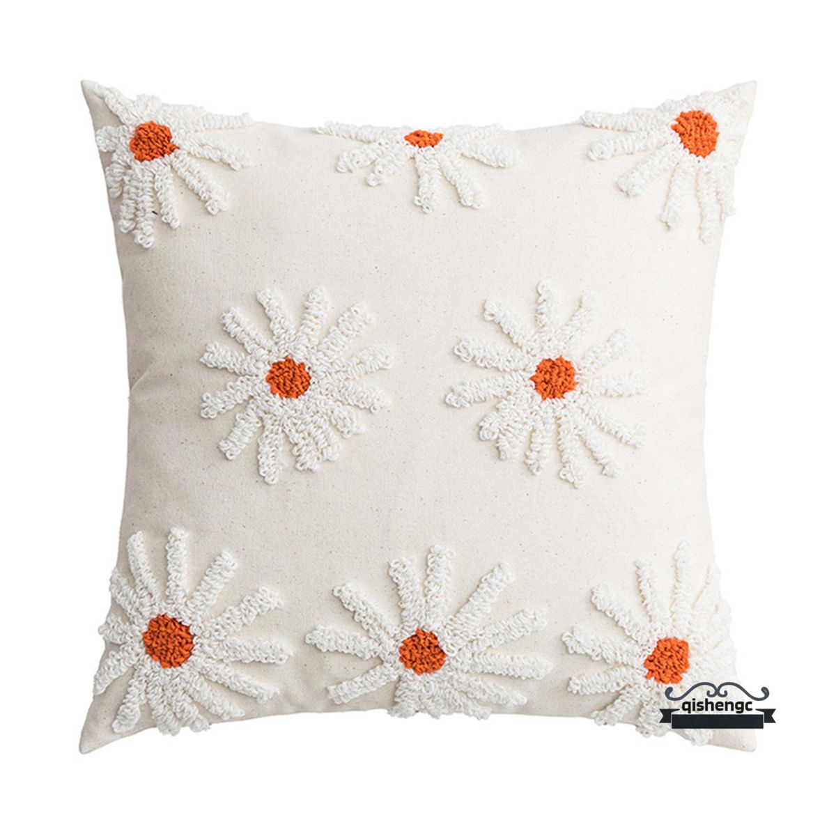 Embroidered Seam Pillowcase Personalized Hugging Pillow Case