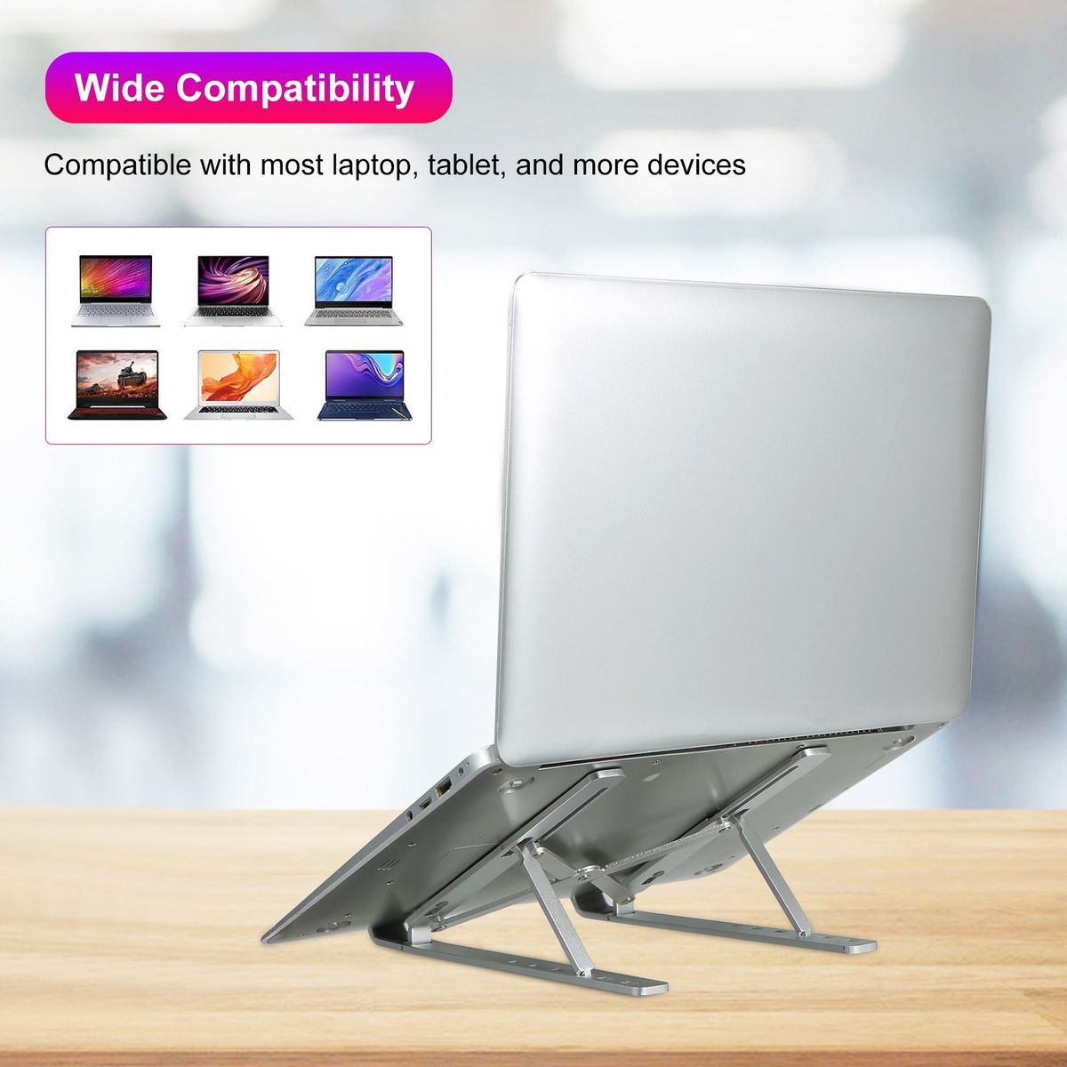 Foldable Laptop Stand Computer Holder Bracket  6-Level