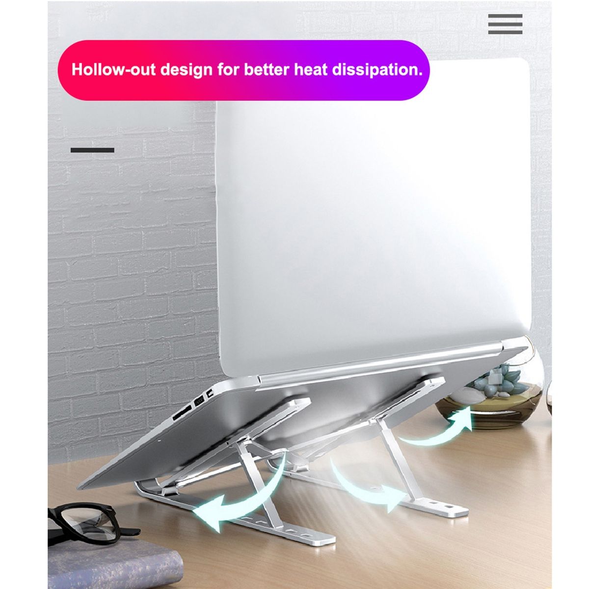 Foldable Laptop Stand Computer Holder Bracket  6-Level